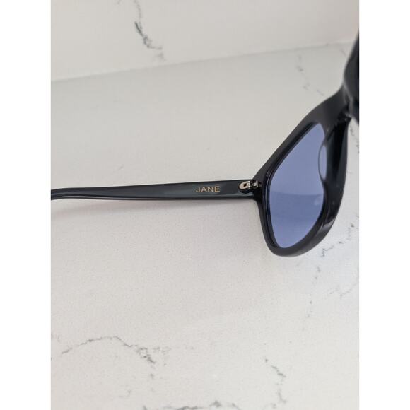 New Veronica Beard Jane Square Frame Sunglasses Black Blue main image 10